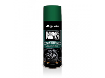 Краска по металлу (молотковая) зеленый (265г), ML4006 MagicLine от MAGICLINE Краска по металлу (молотковая) зеленый (265г), ML4006 MagicLine