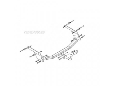 Фаркоп на Nissan Almera седан 2013г.-по н.в. от AvtoS Фаркоп на Nissan Almera седан 2013г.-по н.в.