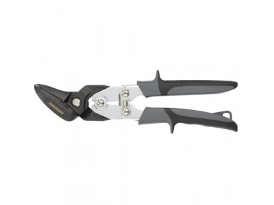 Ножницы по металлу"PIRANHA"усиленные,255 мм,прямой и левый рез,сталь-СrMo,двухкомп.рукоятки//GROSS от GROSS Ножницы по металлу"PIRANHA"усиленные,255 мм,прямой и левый рез,сталь-СrMo,двухкомп.рукоятки//GROSS