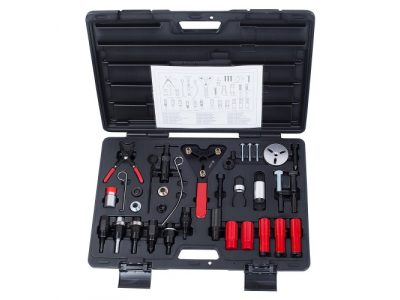 Набор для обслуживания компрессора кондиционера, кейс, 37 предмета, МАСТАК от МАСТАК Набор для обслуживания компрессора кондиционера, кейс, 37 предмета, МАСТАК
