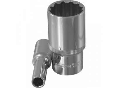 Головка торцевая 12 гранная глубокая 1/2"DR 16мм., Ombra 112216 от OMBRA Головка торцевая 12 гранная глубокая 1/2"DR 16мм., Ombra 112216