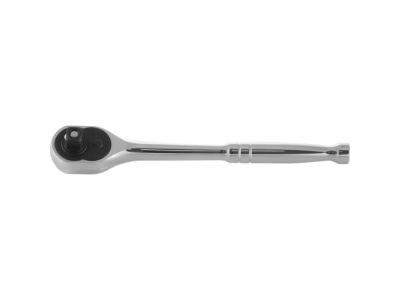 Рукоятка трещоточная 1/4"DR, металлическая ручка 72 зубца, Ombra 281401