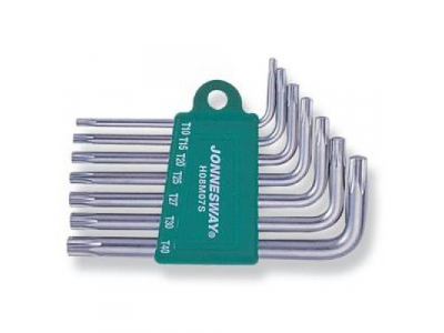 Комплект угловых ключей Torx Т10-Т40, S2 материал, 7 предметов , H08M07S JONNESWAY от JONNESWAY Комплект угловых ключей Torx Т10-Т40, S2 материал, 7 предметов , H08M07S JONNESWAY