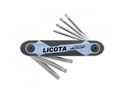 Набор складных ключей Torx, 7 пр., T10-T40 от LICOTA Набор складных ключей Torx, 7 пр., T10-T40