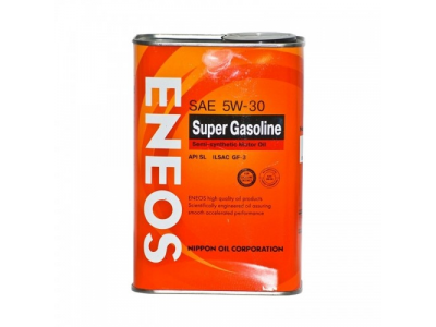 Масло моторное ENEOS Super Gasoline SL п\синт 5W30 4л от ENEOS Масло моторное ENEOS Super Gasoline SL п\синт 5W30 4л