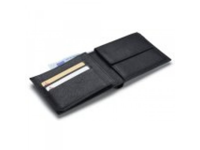 Кожаный кошелек унисекс Volkswagen Unisex Leather Wallet, Black от VAG Кожаный кошелек унисекс Volkswagen Unisex Leather Wallet, Black