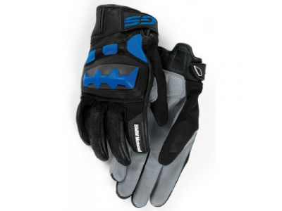 Мотоперчатки BMW Motorrad Rallye Glove, Unisex, Black/Blue от BMW Мотоперчатки BMW Motorrad Rallye Glove, Unisex, Black/Blue