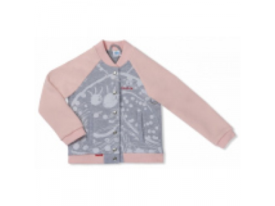 Детская куртка-бомбер Toyota Girls Bomber, Grey - Pink, артикул TMDR12G128 от Toyota Детская куртка-бомбер Toyota Girls Bomber, Grey - Pink, артикул TMDR12G128
