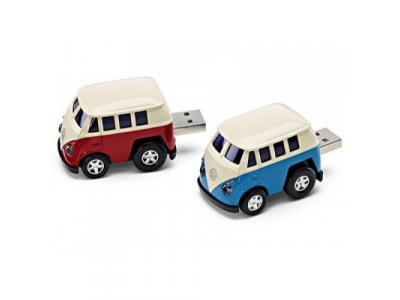 Флешка Volkswagen T1 Bulli USB-stick, Red, артикул 211087620A645 от VAG Флешка Volkswagen T1 Bulli USB-stick, Red, артикул 211087620A645
