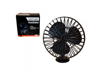 Вентилятор салонный 12V 15 Вт. на присоске D10см от VETTLER Вентилятор салонный 12V 15 Вт. на присоске D10см