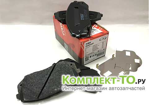 Колодки передние тормозные TRW для ХУНДАЙ IX35 GDB3461 Колодки передние тормозные TRW для ХУНДАЙ IX35 GDB3461