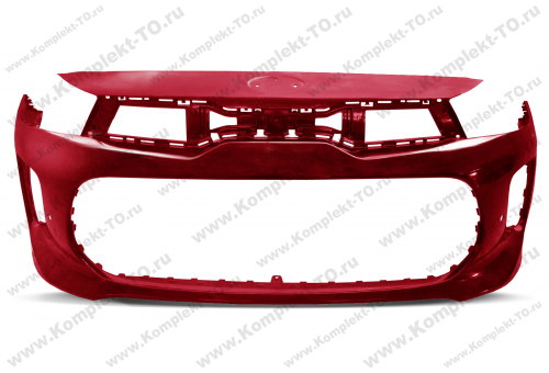 Бампер передний с 2017 FIERY RED (КРАСНЫЙ) для КИА RIO 4 JH0317K2016PR2 Бампер передний с 2017 FIERY RED (КРАСНЫЙ) для КИА RIO 4 JH0317K2016PR2